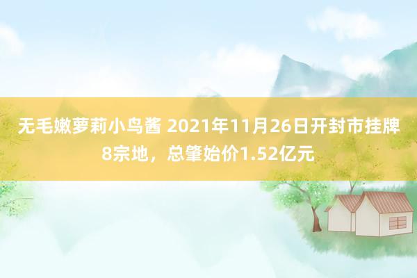 无毛嫩萝莉小鸟酱 2021年11月26日开封市挂牌8宗地，总肇始价1.52亿元